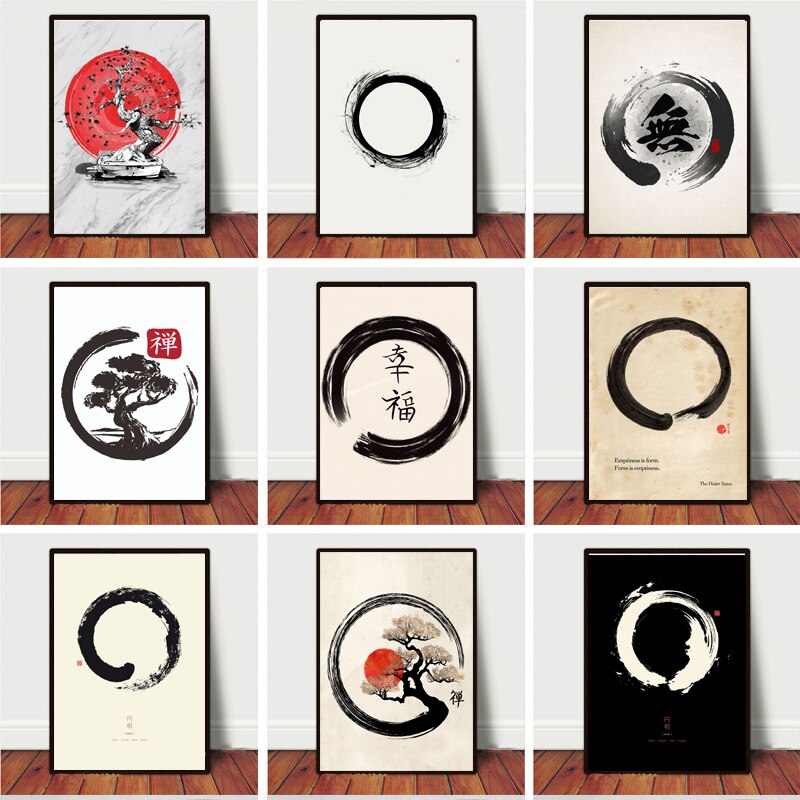 Japanese Lifestyle - Círculo Zen Enso, obra de arte