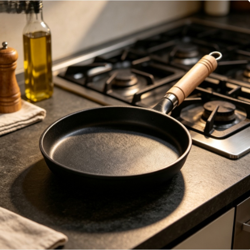 Cast Iron Tetsubin - Sartén de Hierro Fundido sin Recubrimiento
