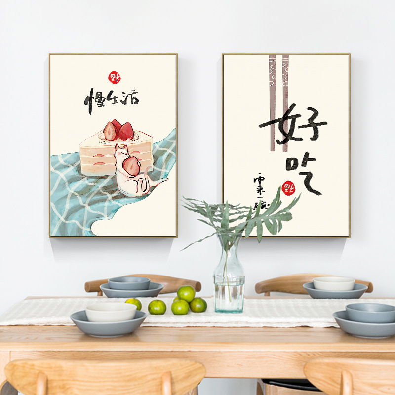 Japanese Lifestyle Food - Pósteres con citas de gatos y