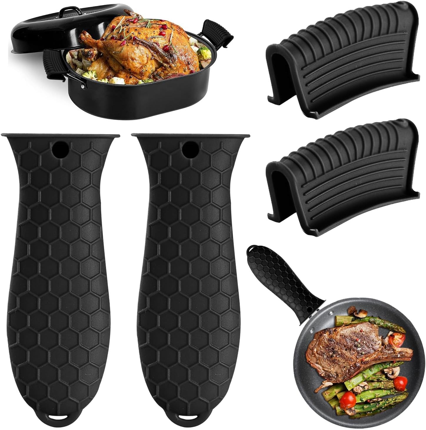 Cast Iron Tetsubin - Fundas de silicona resistentes al calor