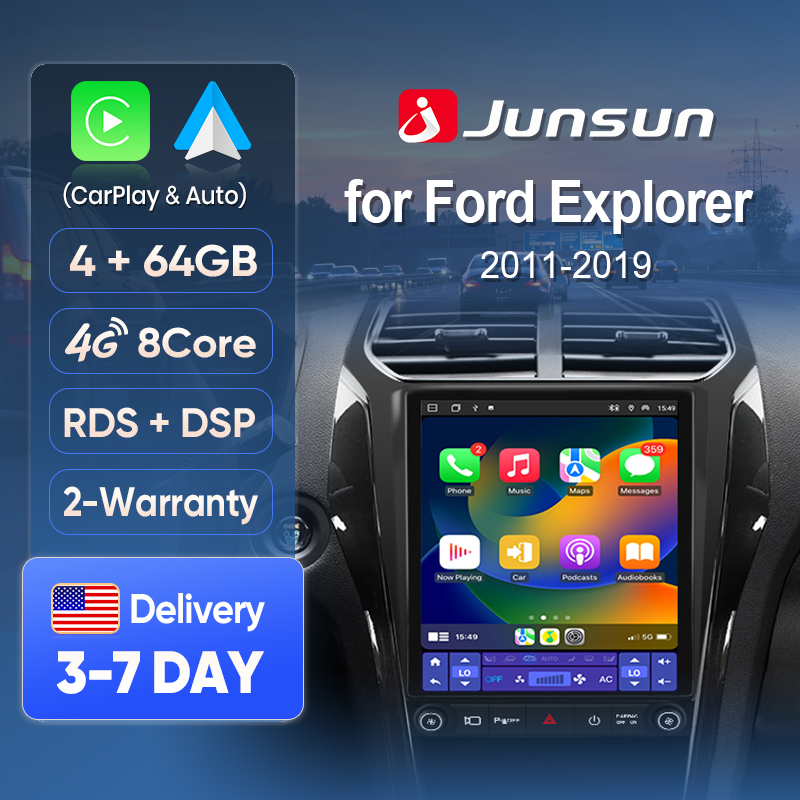 Japanese Lifestyle And Traditions - Pantalla Inalámbrica Junsun con CarPlay para