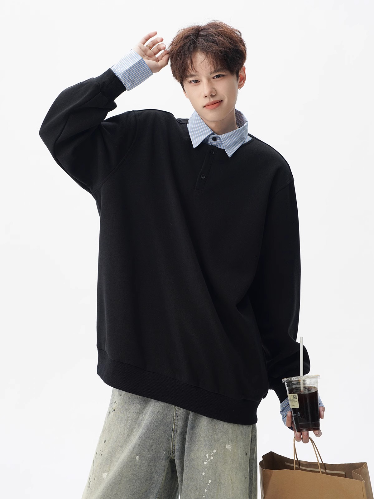 Japanese Lifestyle Food - Ropa de talla grande para hombre,