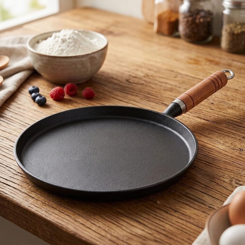 Cast Iron Tetsubin - Sartén de hierro fundido de 20/23/26