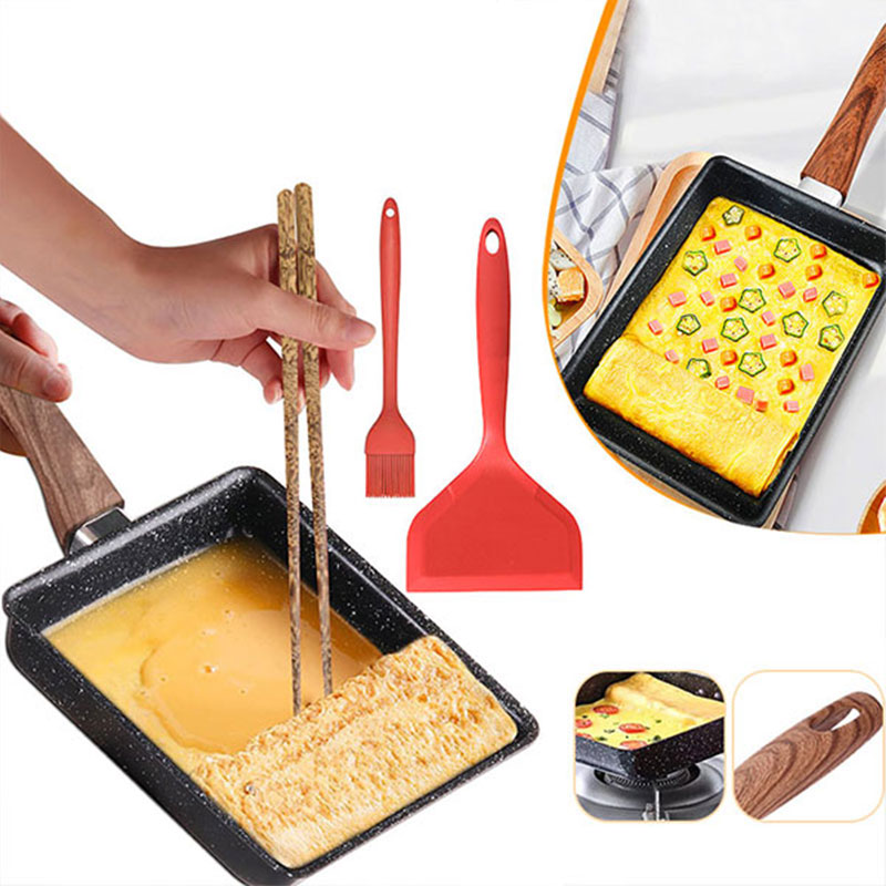 Cast Iron Tetsubin - Tamagoyaki sartén para tortilla japonesa sartén