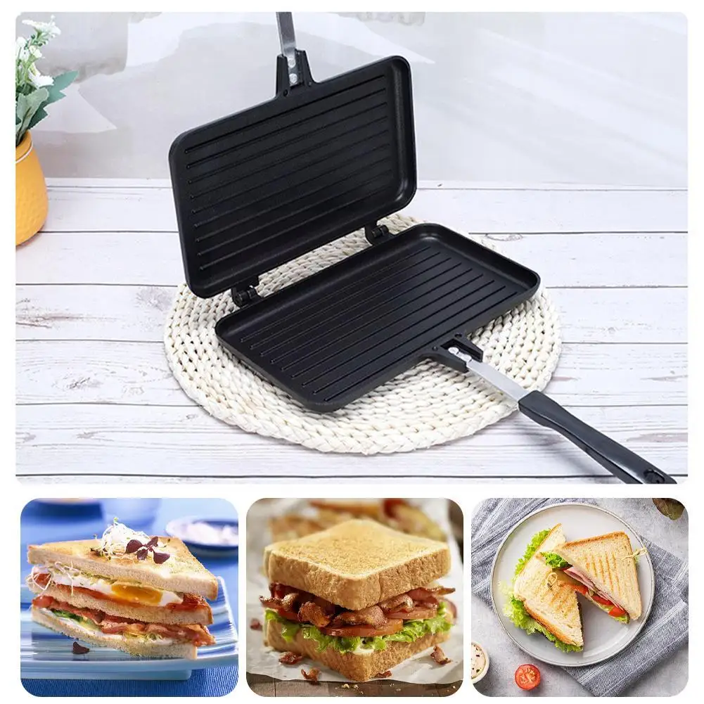 Cast Iron Tetsubin - Sartén antiadherente de doble cara, utensilio