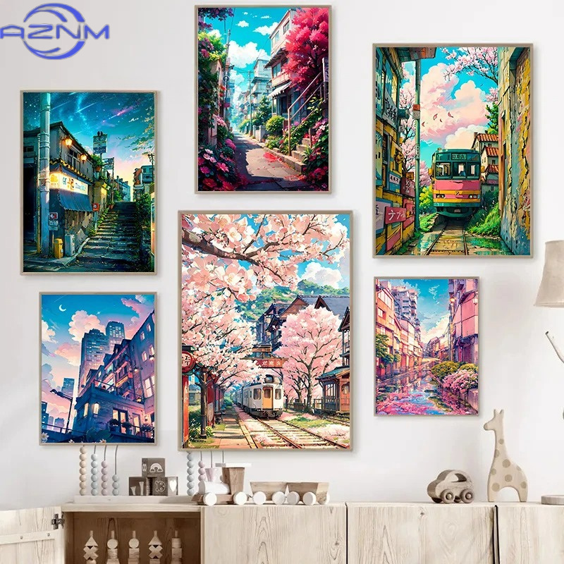 Japanese Lifestyle In Japanese - AZNM - Póster de lienzo con