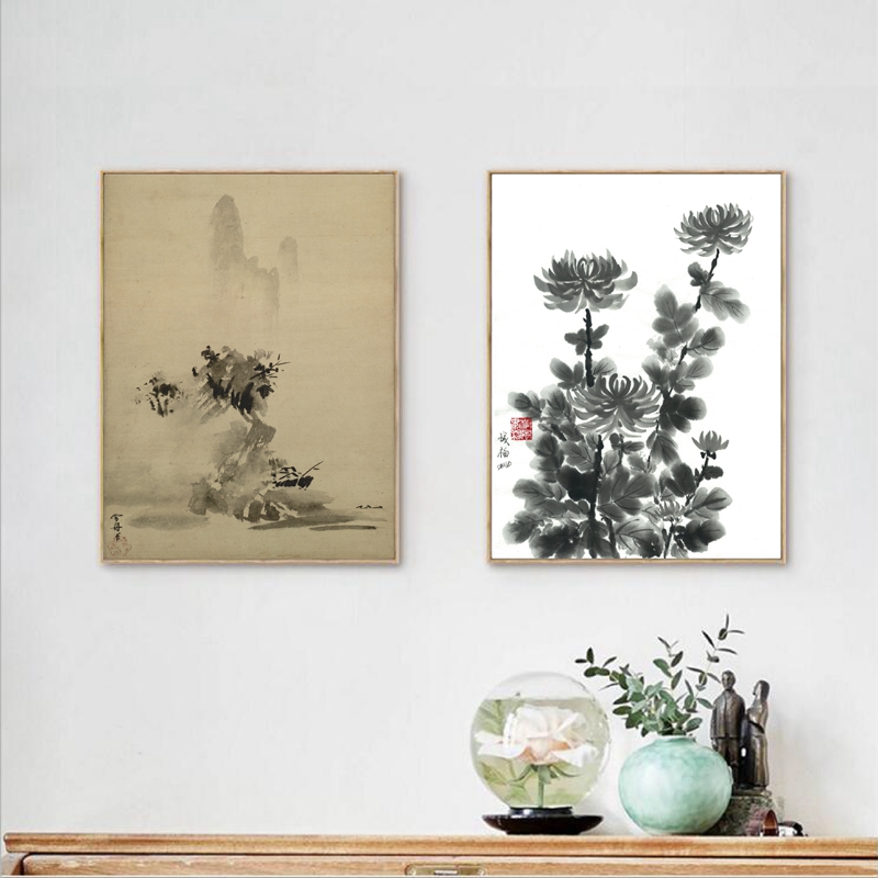Japanese Lifestyle And Traditions - Pintura de tinta tradicional japonesa, Impresión
