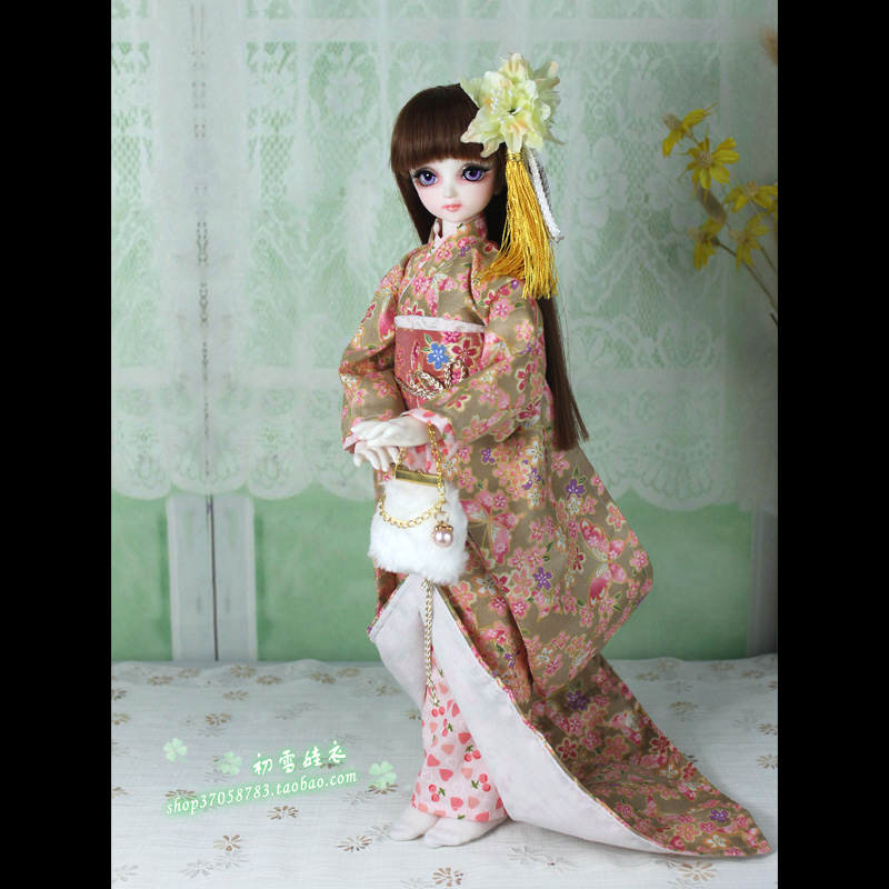 Japanese Girl Lifestyle - 1/4 1/3 BJD Kimono japonés Yukata