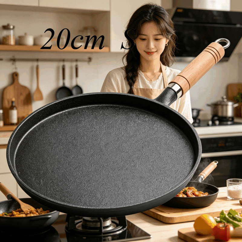 Cast Iron Tetsubin - Sartén de hierro fundido de 20