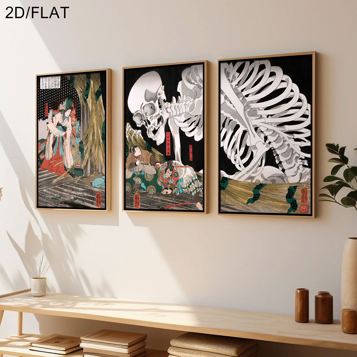 3 piezas de arte de pared en l - Japanese Lifestyle reseña y precio