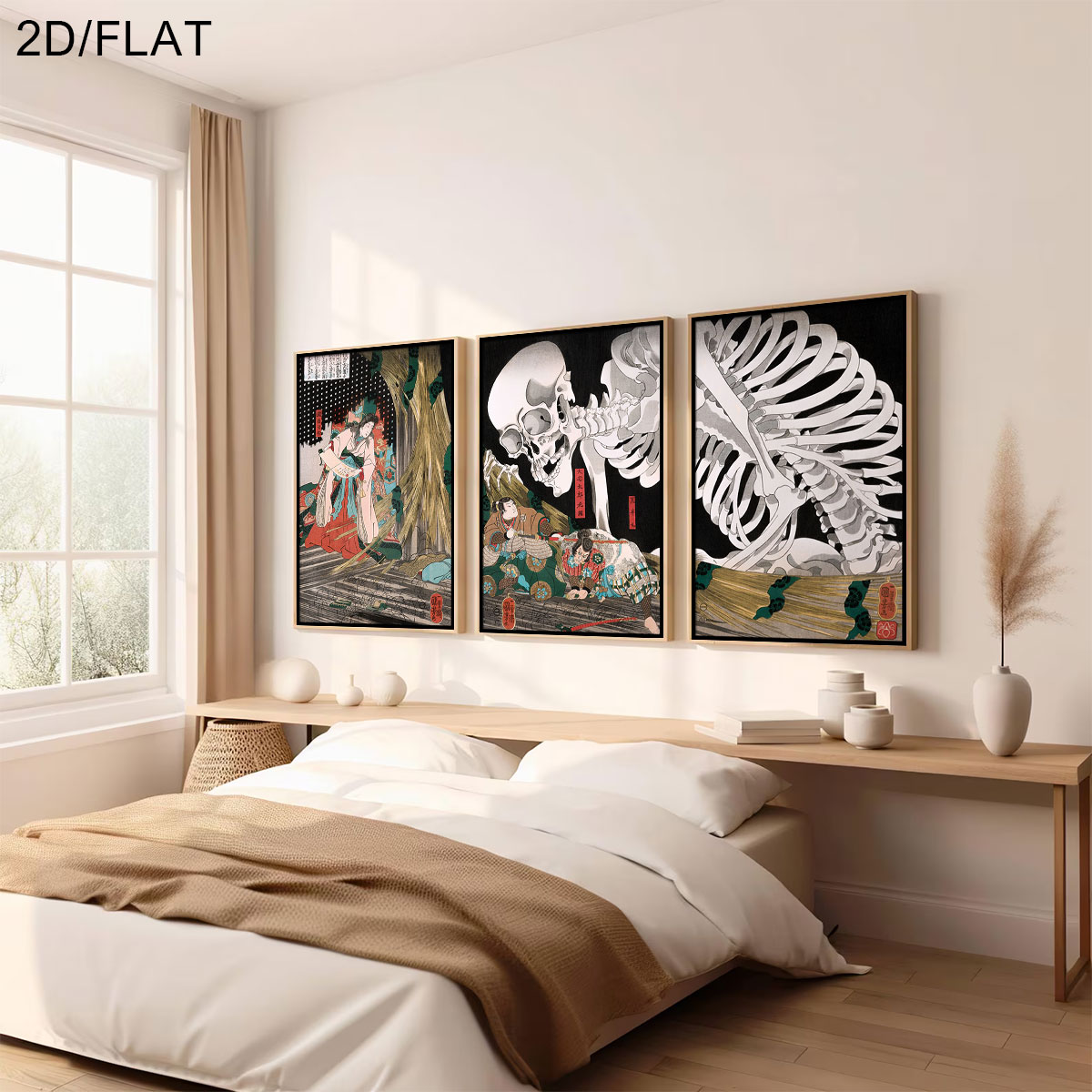 3 piezas de arte de pared en l - Japanese Lifestyle reseña y precio