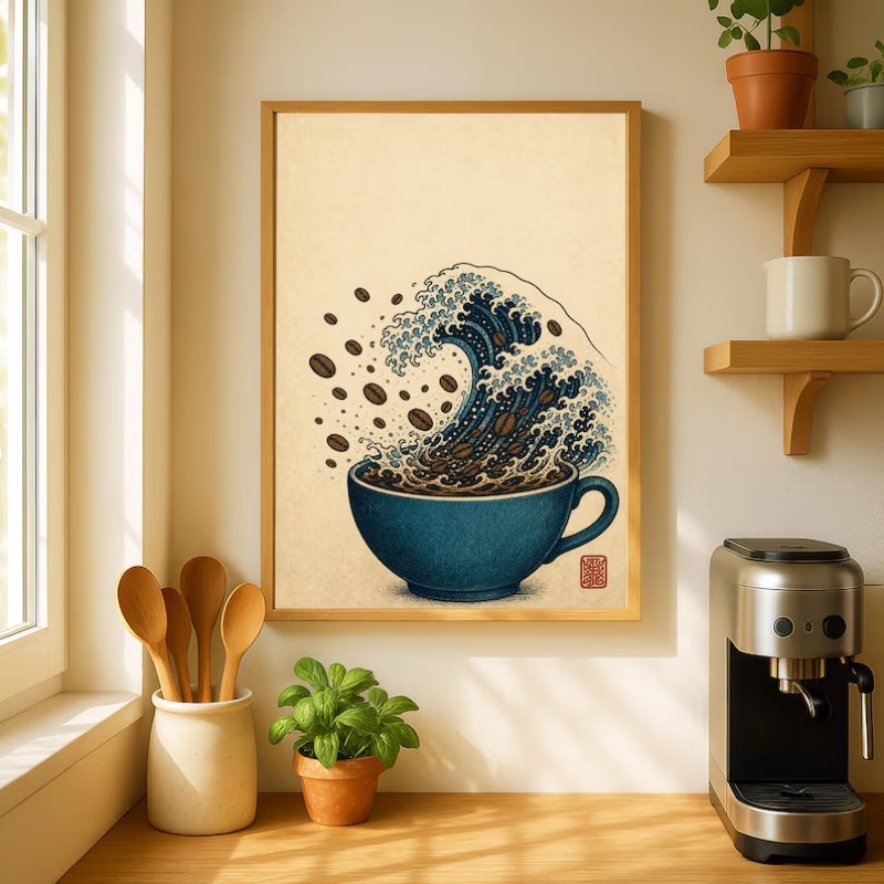 Póster Vintage japonés de roll - Japanese Lifestyle Food reseña y precio