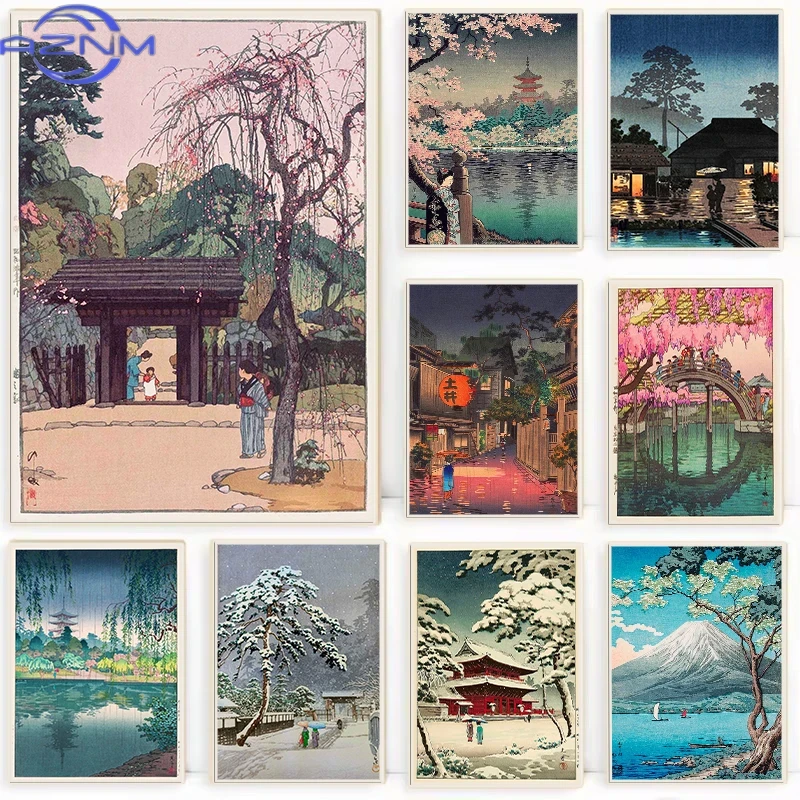 Póster Retro Ukiyo-e de AZNM,  - Japanese Lifestyle And Traditions reseña y precio