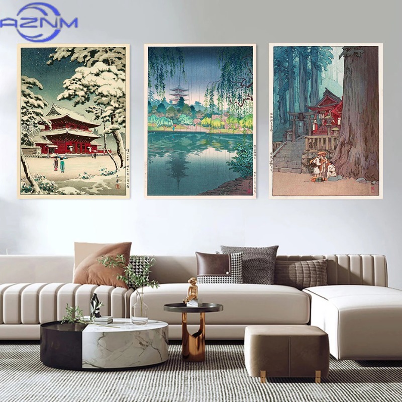 Póster Retro Ukiyo-e de AZNM,  - Japanese Lifestyle And Traditions reseña y precio
