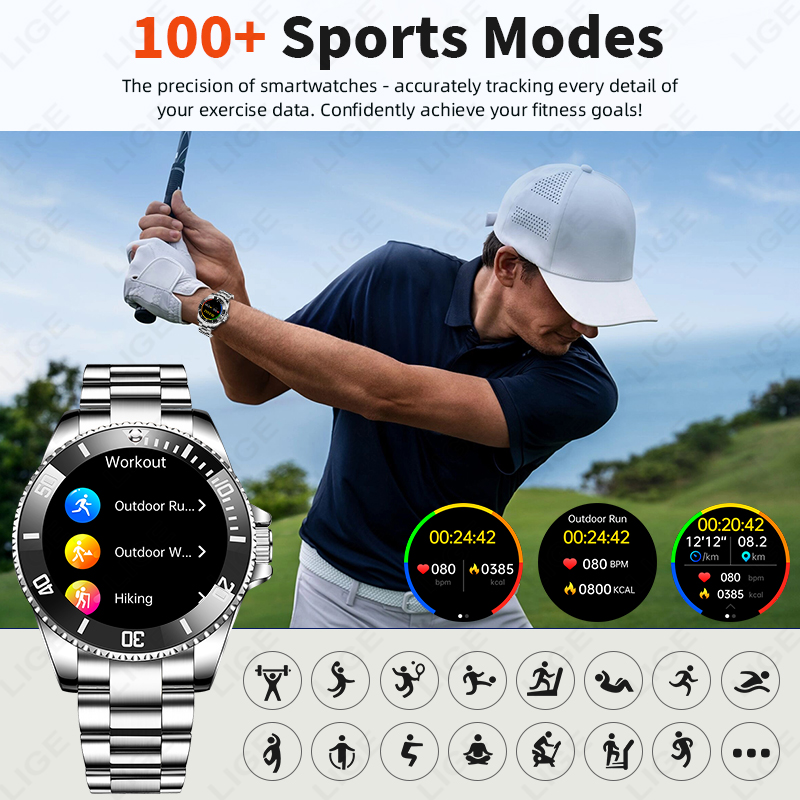 Reloj inteligente LIGE de nuev - Japanese Active Lifestyle reseña y precio