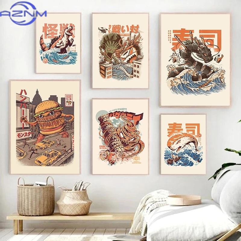 Pósteres de AZNM con diseño de - Japanese Lifestyle Food reseña y precio