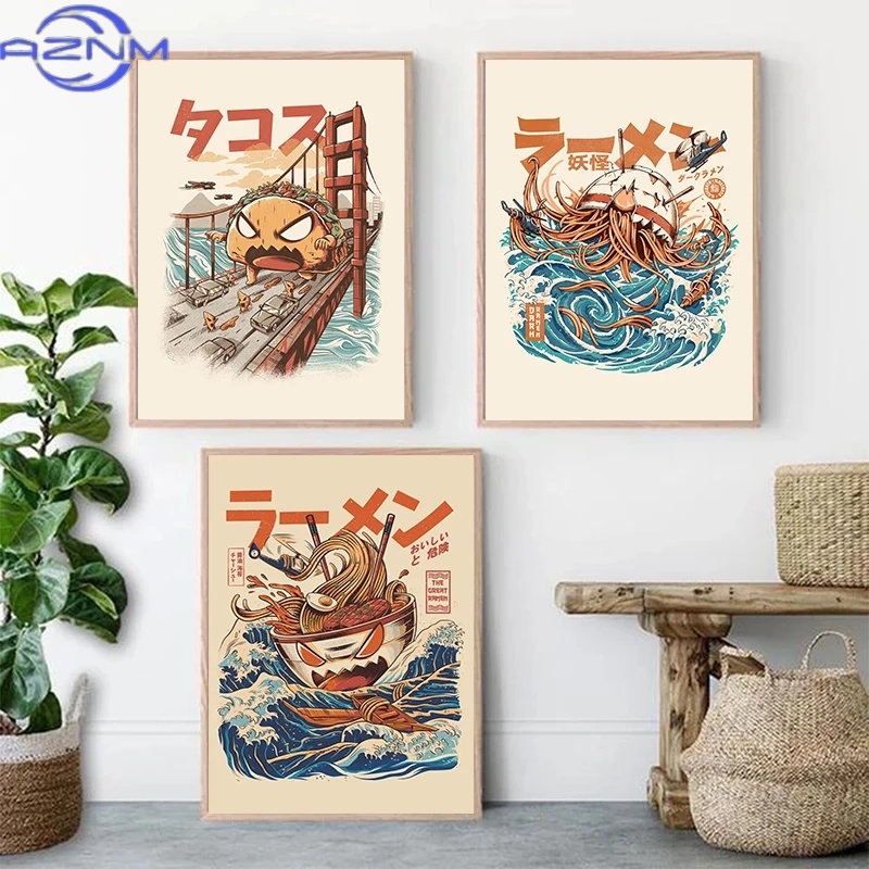 Pósteres de AZNM con diseño de - Japanese Lifestyle Food reseña y precio