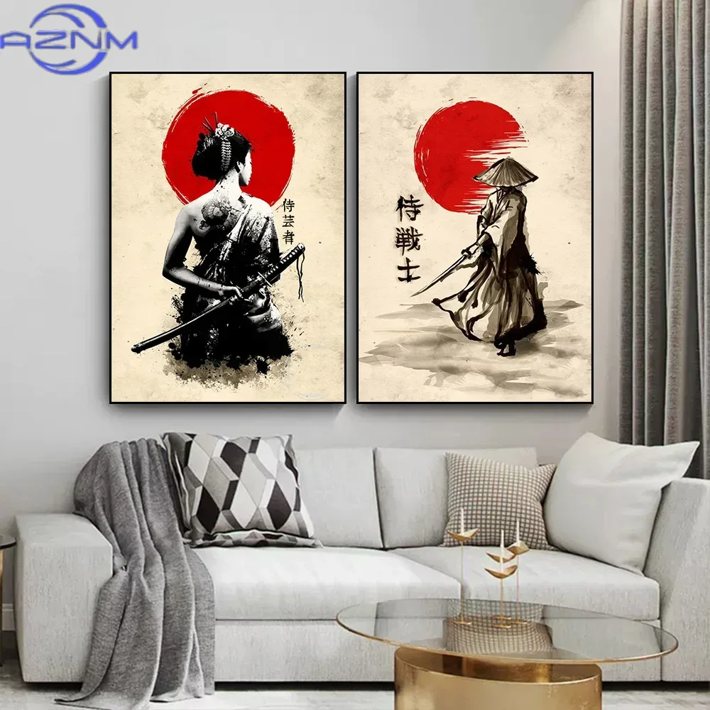 Pintura en lienzo AZNM, póster - Japanese Lifestyle In Japanese reseña y precio