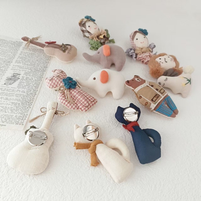 Broche de Lino y Algodón Hecho - Japan Lifestyle And Culture reseña y precio