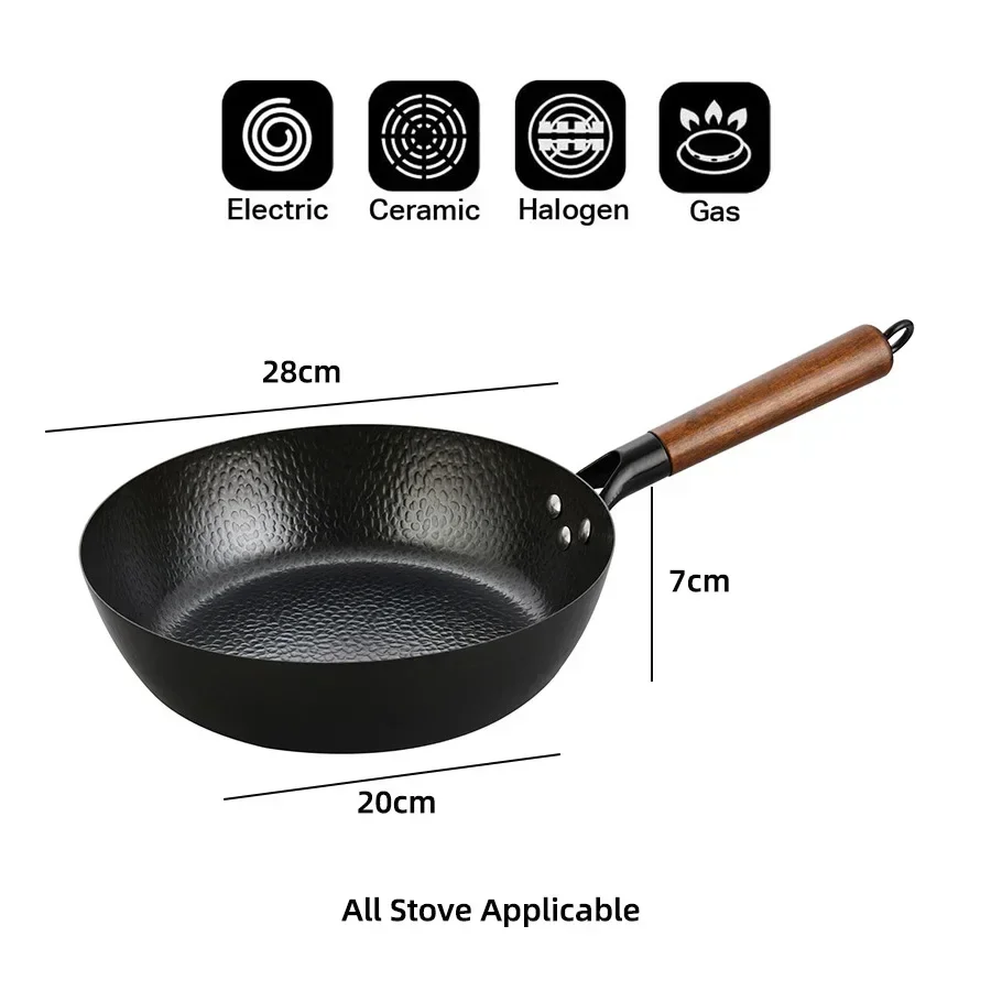 Sartén Wok de hierro de alta c - Cast Iron Tetsubin reseña y precio