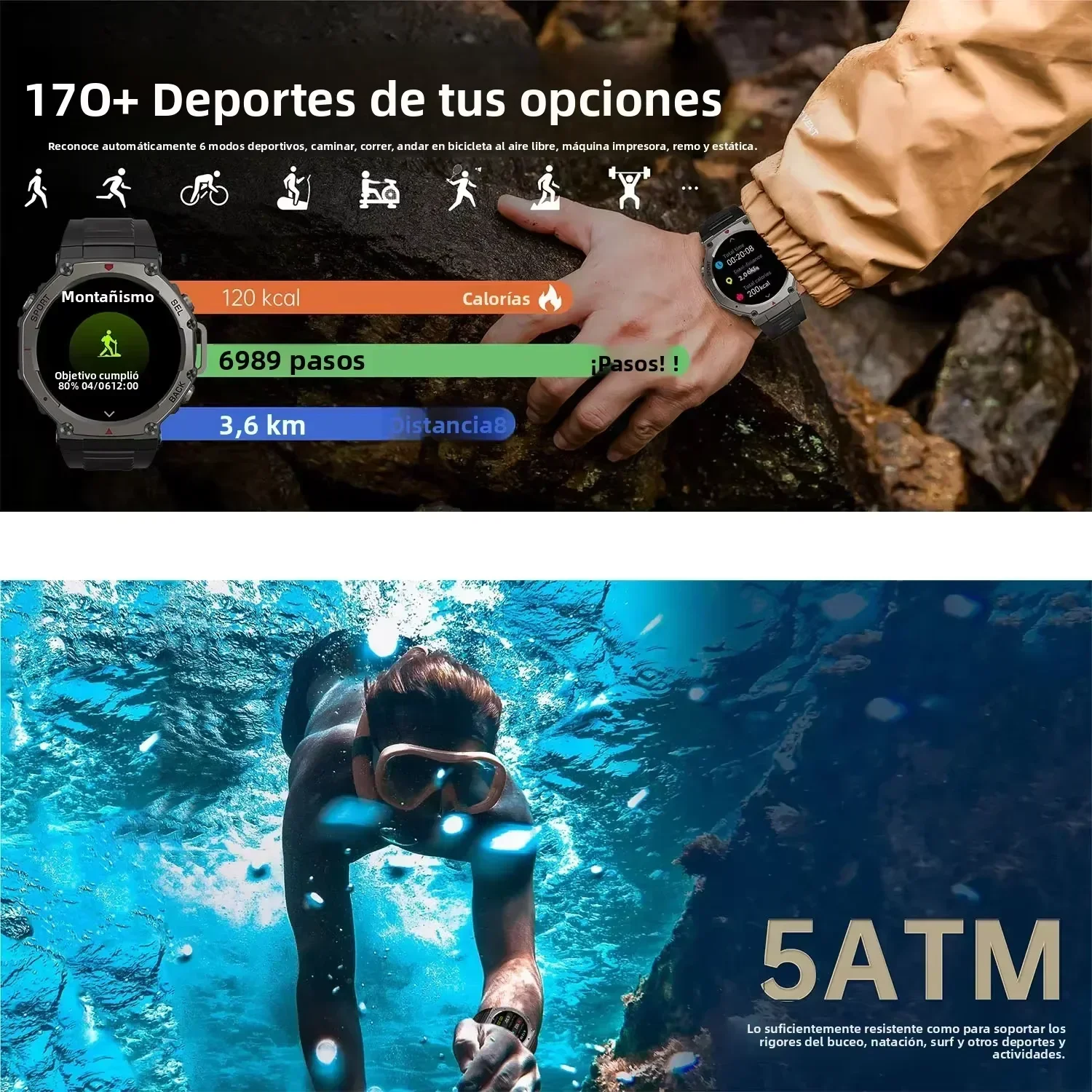 Reloj Inteligente para Hombre  - Japanese Active Lifestyle reseña y precio