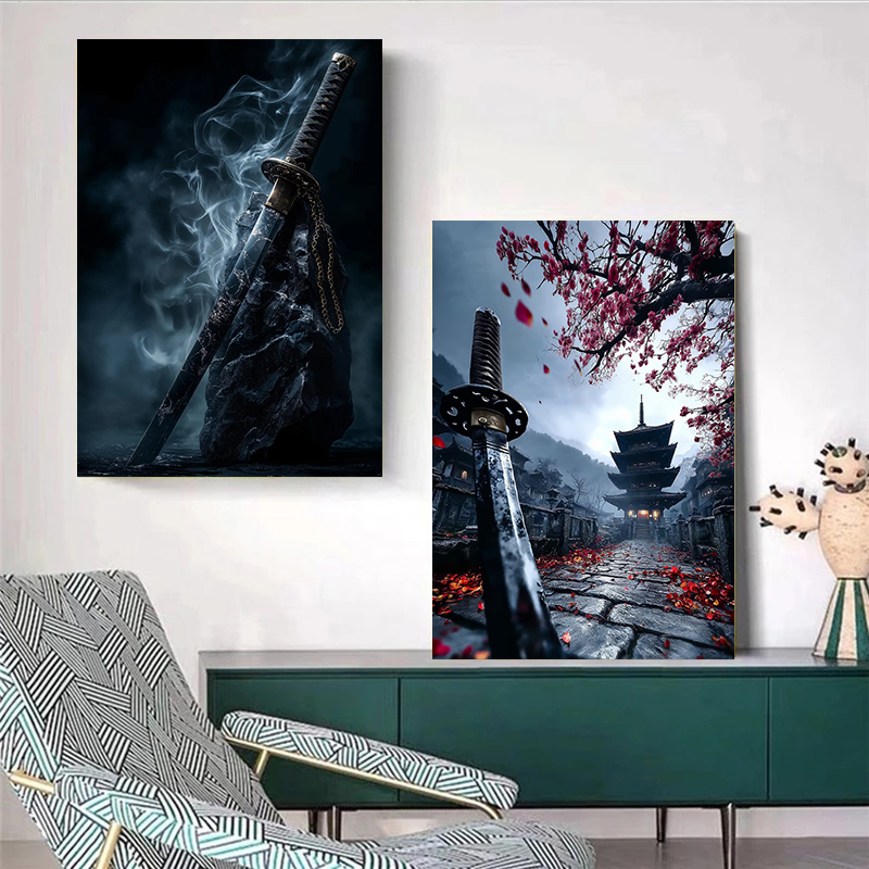 Póster de espada japonesa trad - Japanese Lifestyle In Japanese reseña y precio